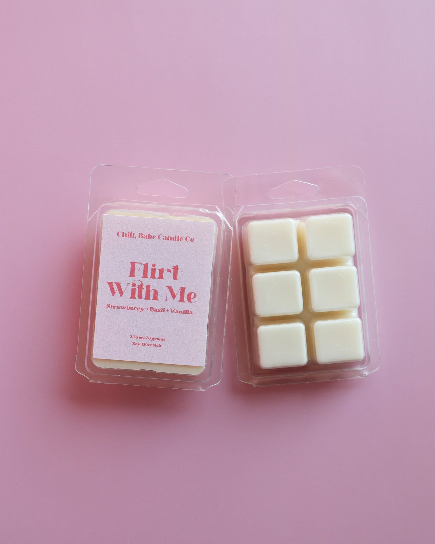 Flirt With Me Wax Melt | Strawberry + Basil + Vanilla
