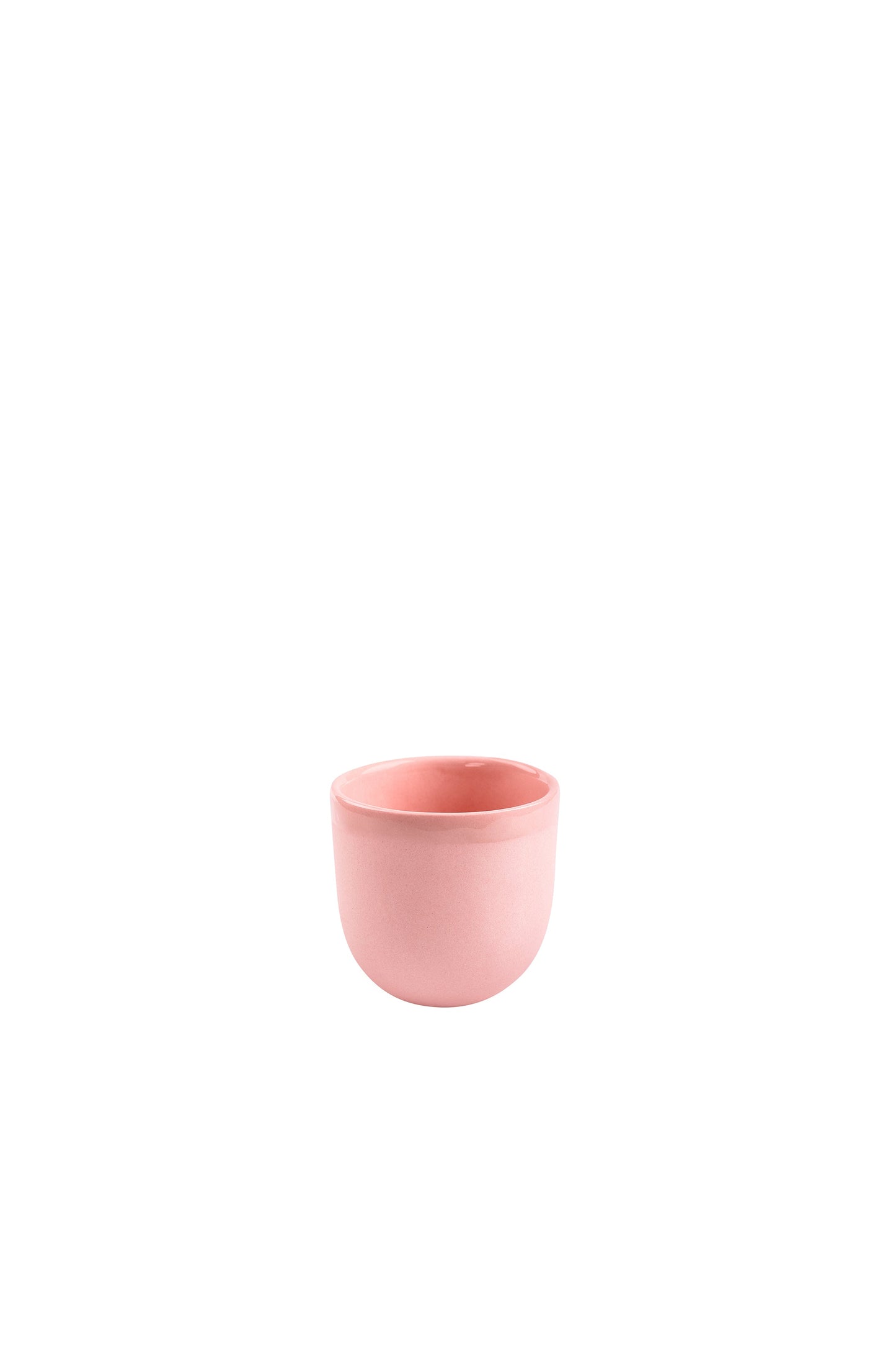 Handmade Porcelain Espresso Cup. Powder Pink