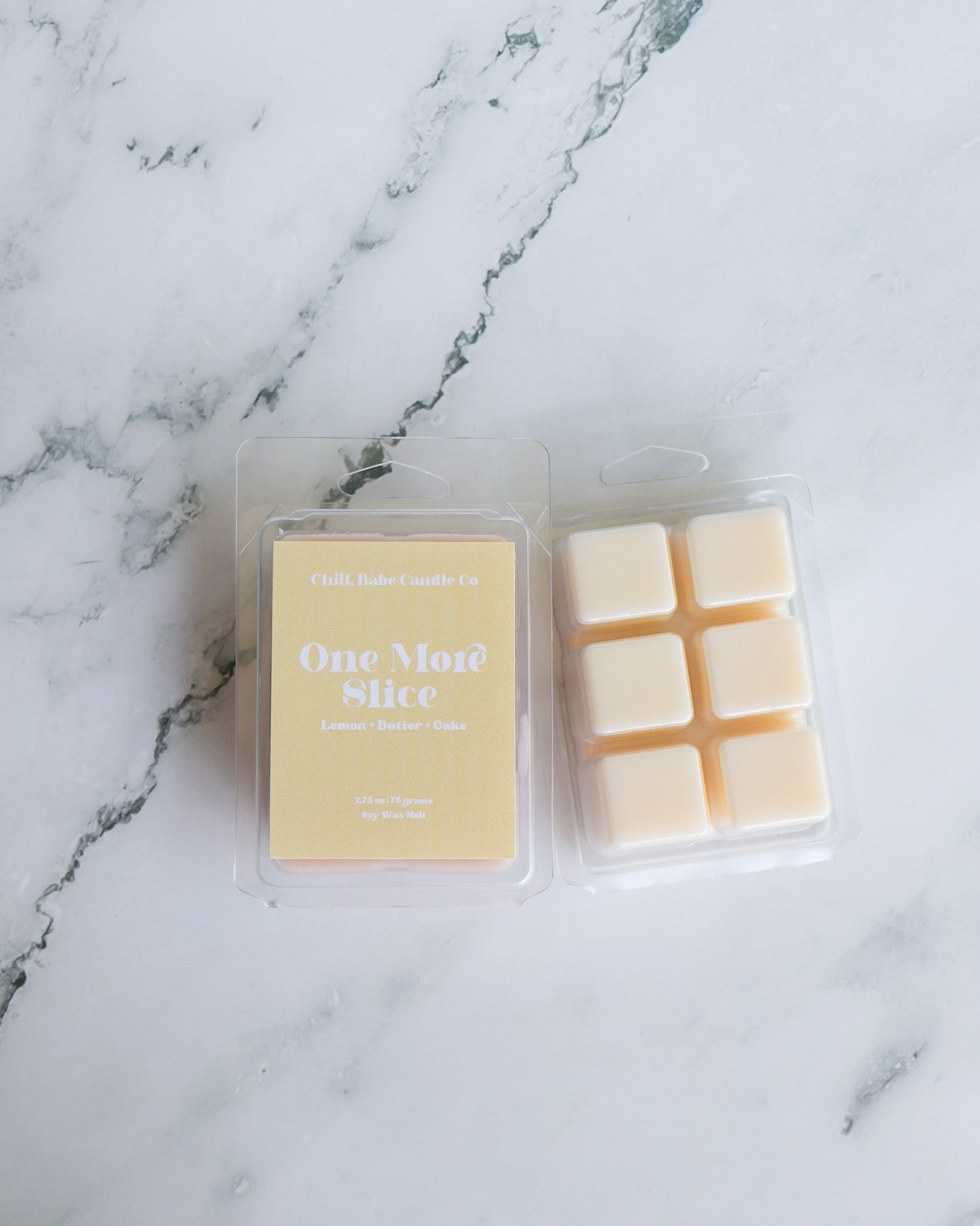One More Slice Wax Melt | Lemon + Butter + Cake