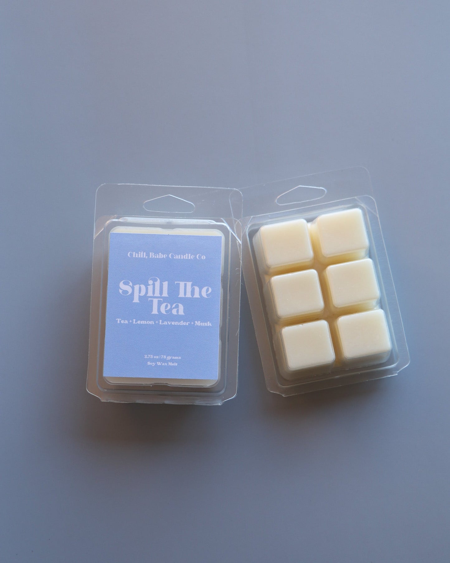 Spill The Tea Wax Melt | Black Tea + Lemon + Lavender + Musk
