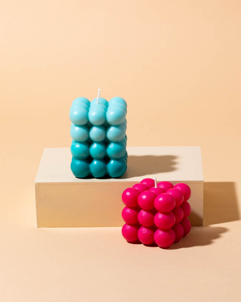 bubble silicone® pillar candle mold