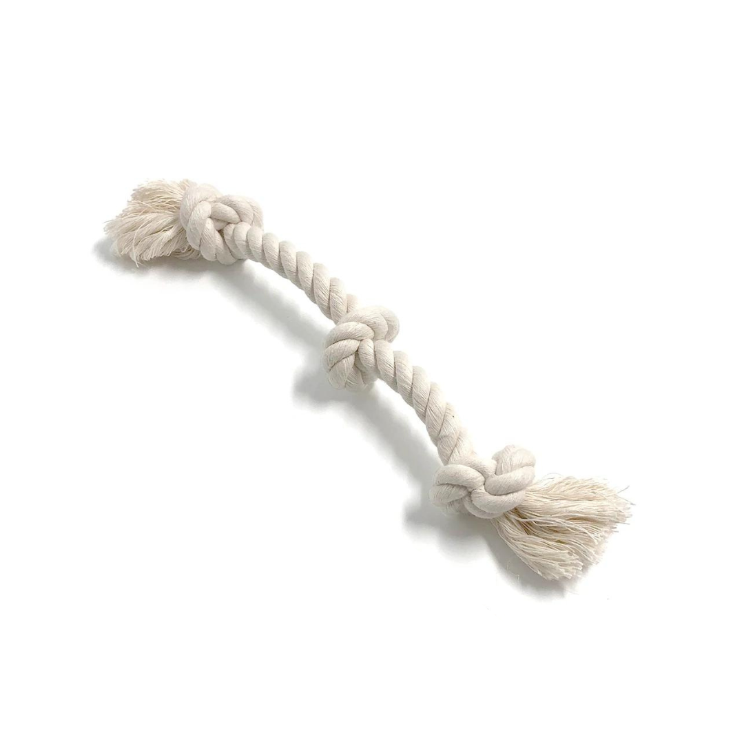 100% Organic Cotton Rope Dog Toy - 5 Sizes