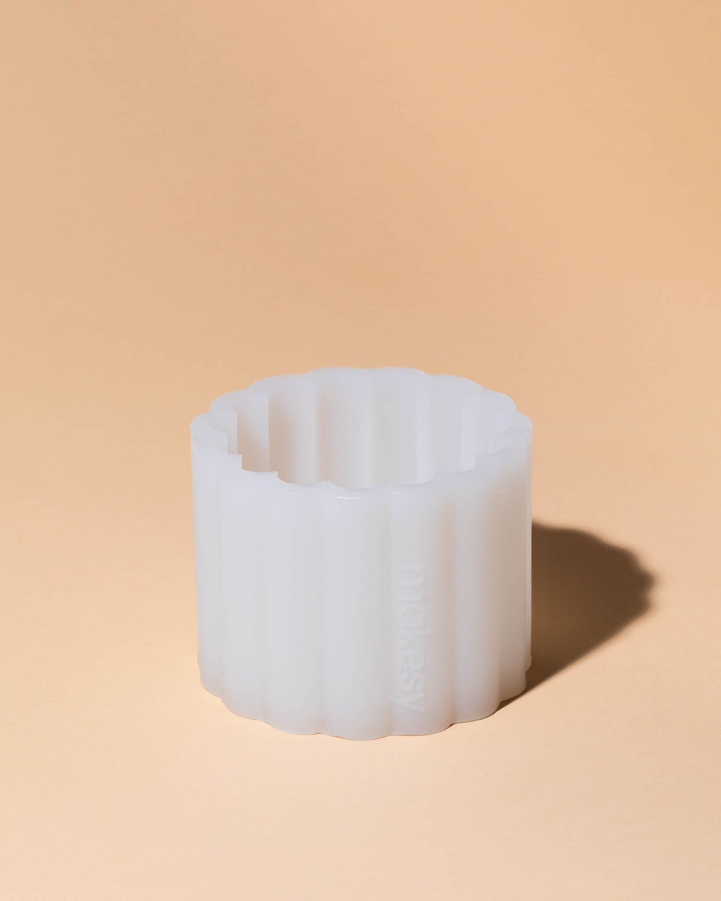 super silicone pillar mold - fluted