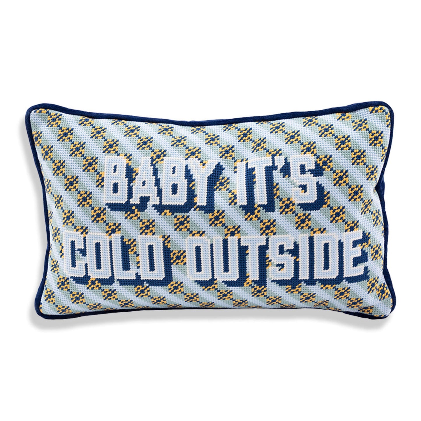 Baby It's Cold Outside Needlepoint Pillow