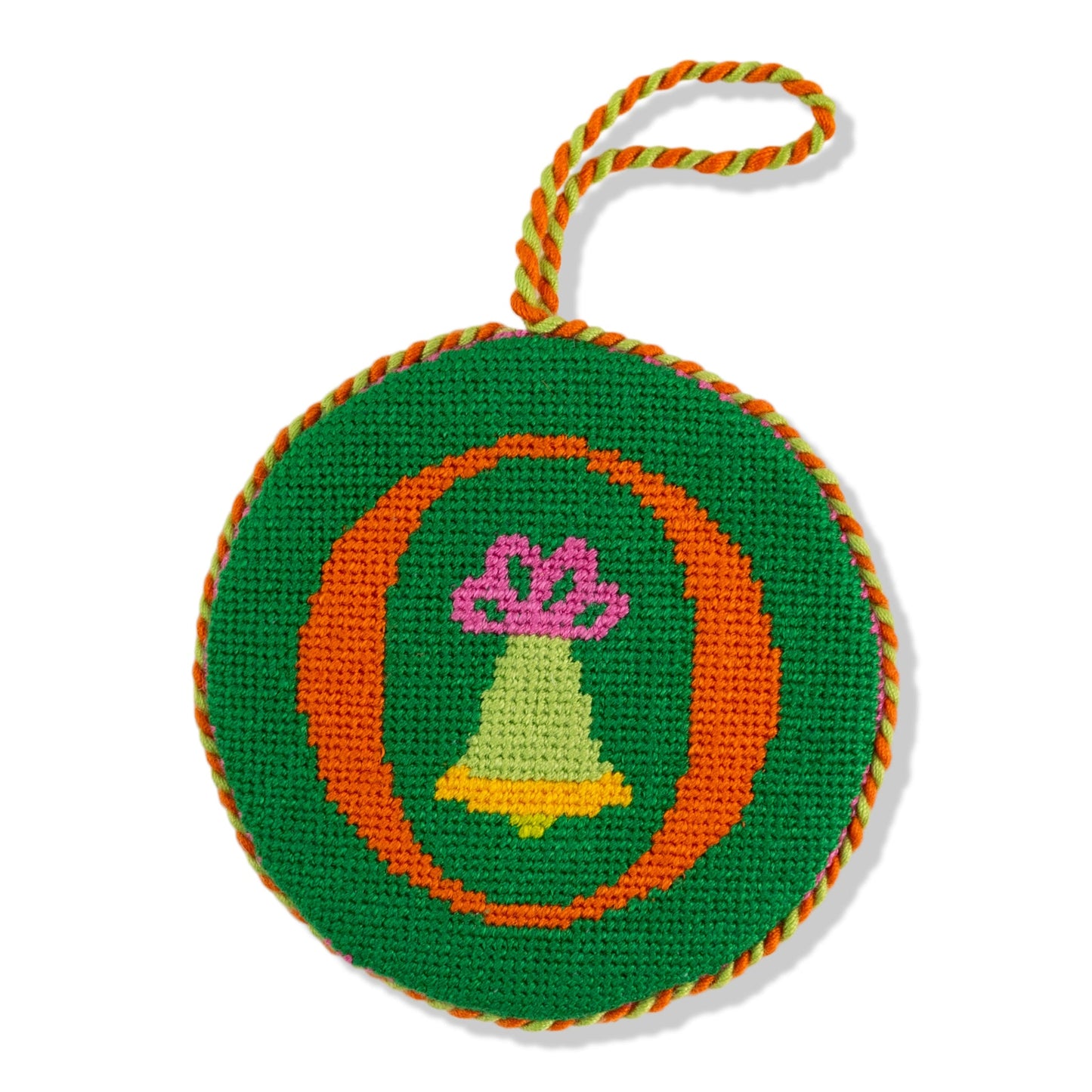 Needlepoint Monogram Ornament - O