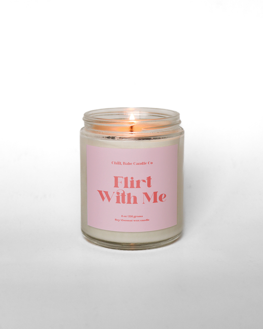 Flirt With Me Candle | Strawberry + Basil + Vanilla