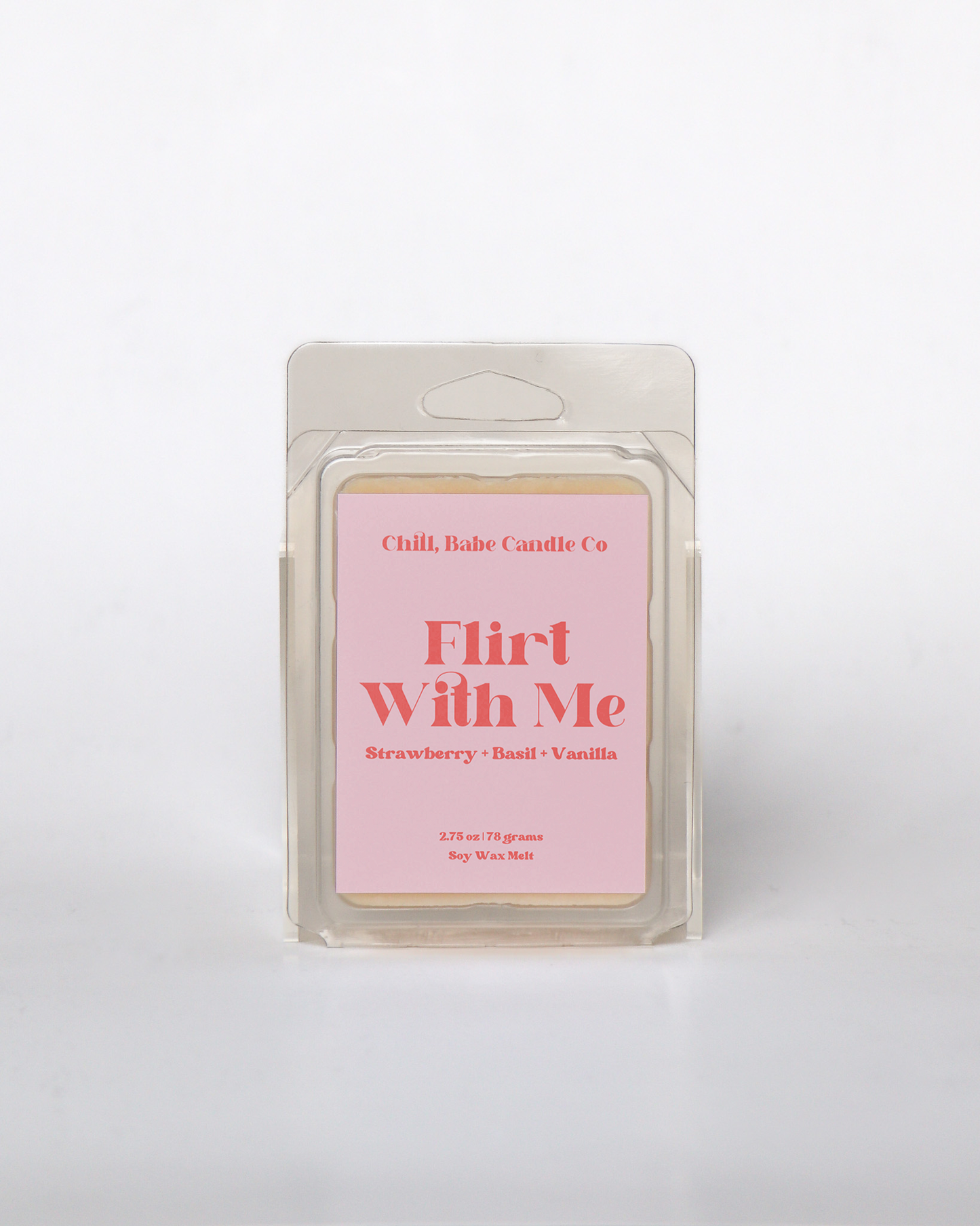 Flirt With Me Wax Melt | Strawberry + Basil + Vanilla