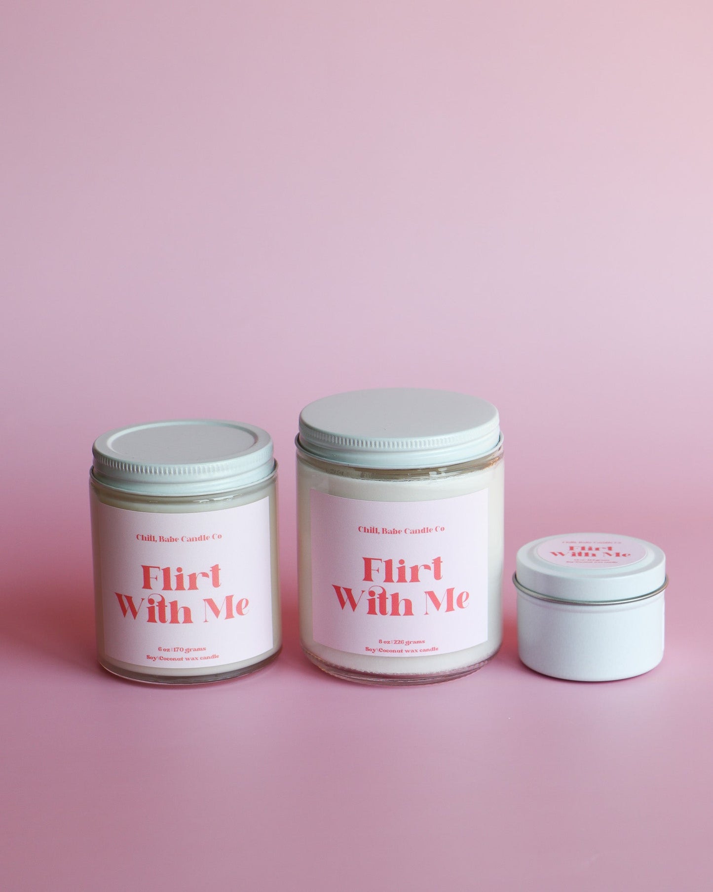 Flirt With Me Candle | Strawberry + Basil + Vanilla