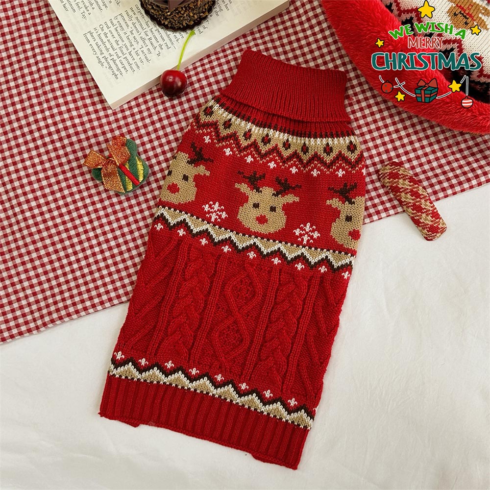 Gingerbread Man Christmas Pet Sweater