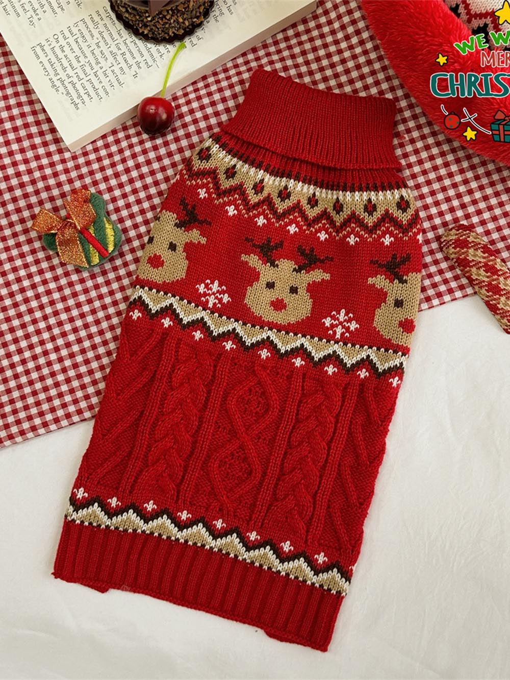Gingerbread Man Christmas Pet Sweater