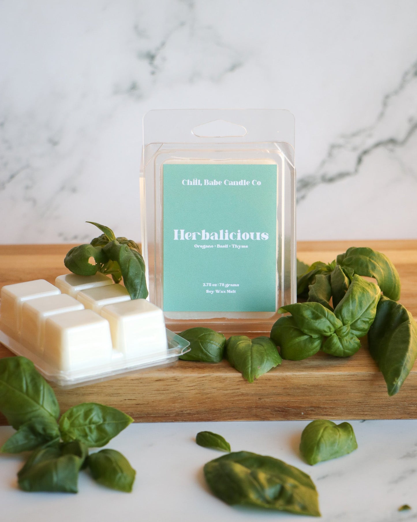 Herbalicious Wax Melt | Oregano + Basil + Thyme