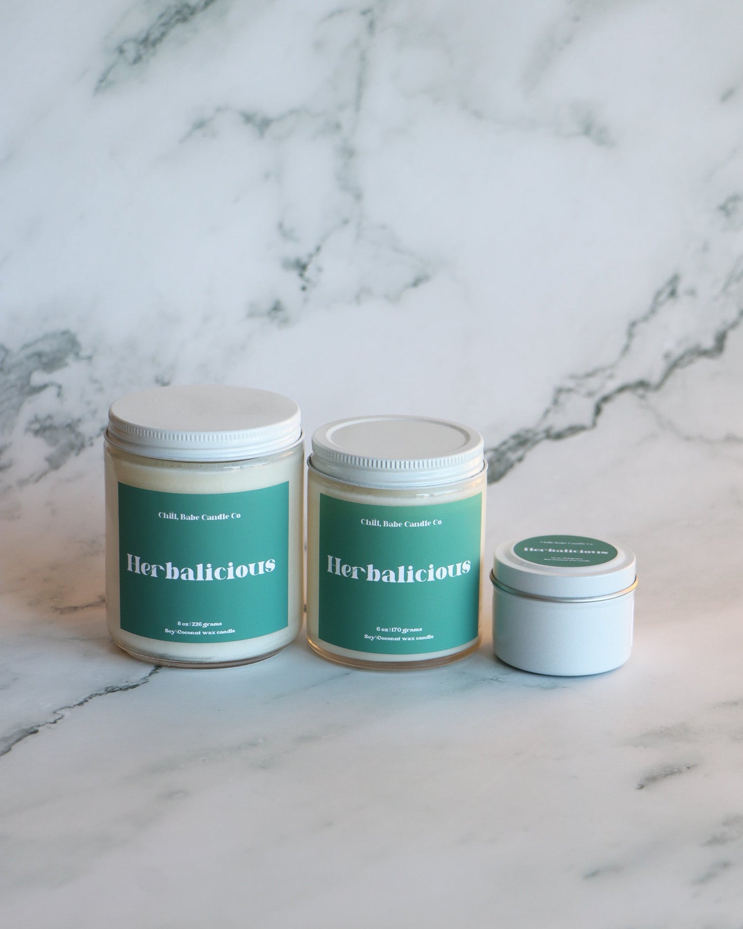 Herbalicious Candle | Oregano + Basil + Thyme