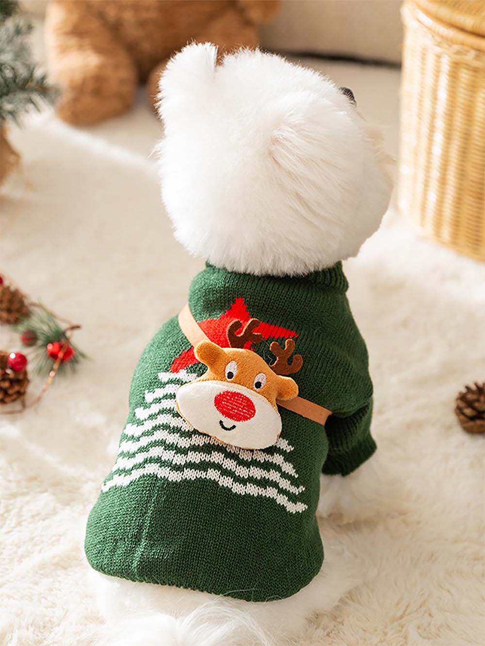 Red Christmas Pet Sweater