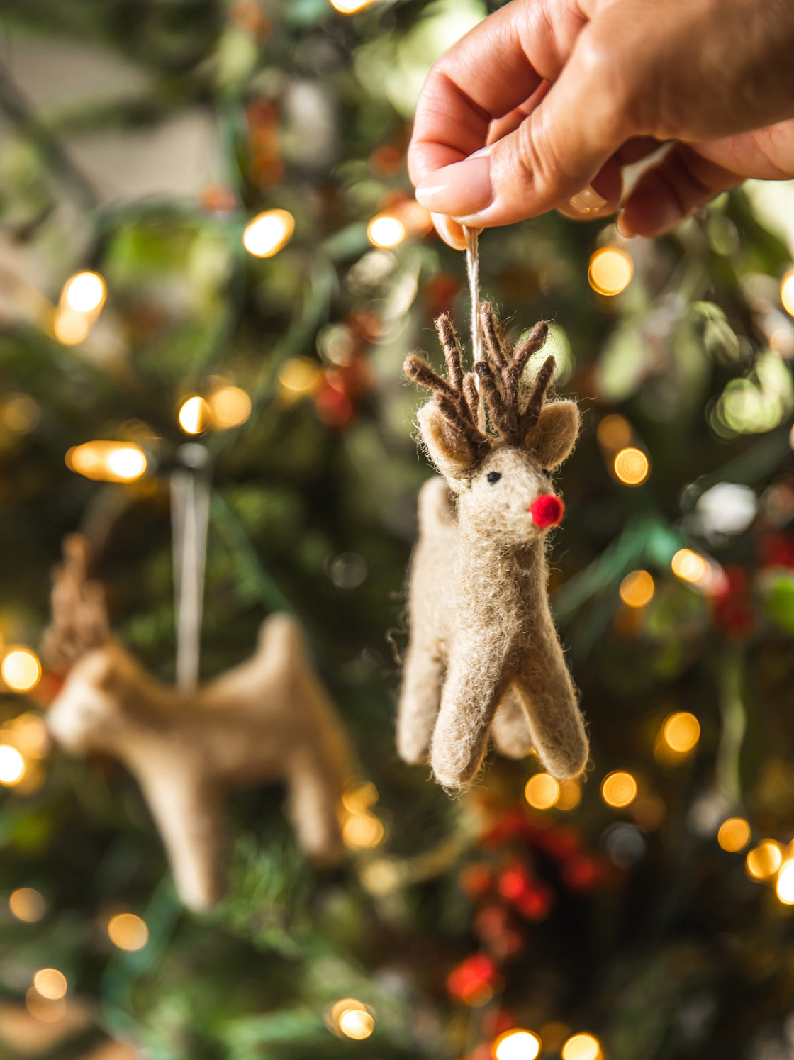 Dash Away Reindeer Ornaments