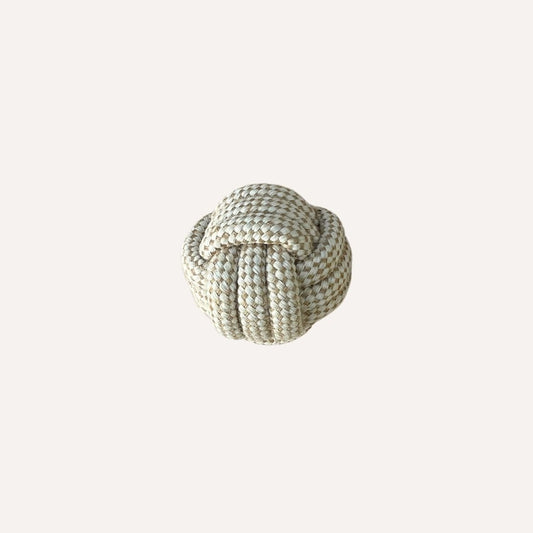 Indestructible Hemp Rope Ball Toy - Sustainable and Non-Toxic Pet Toy