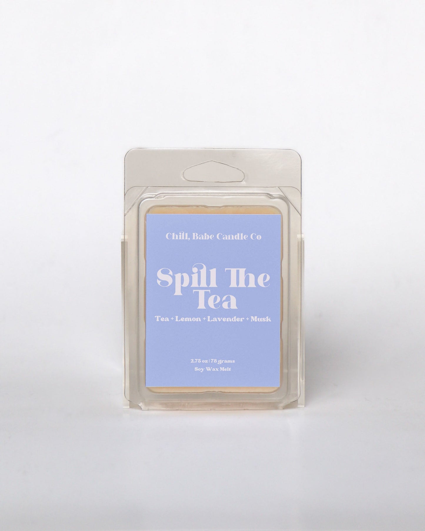 Spill The Tea Wax Melt | Black Tea + Lemon + Lavender + Musk