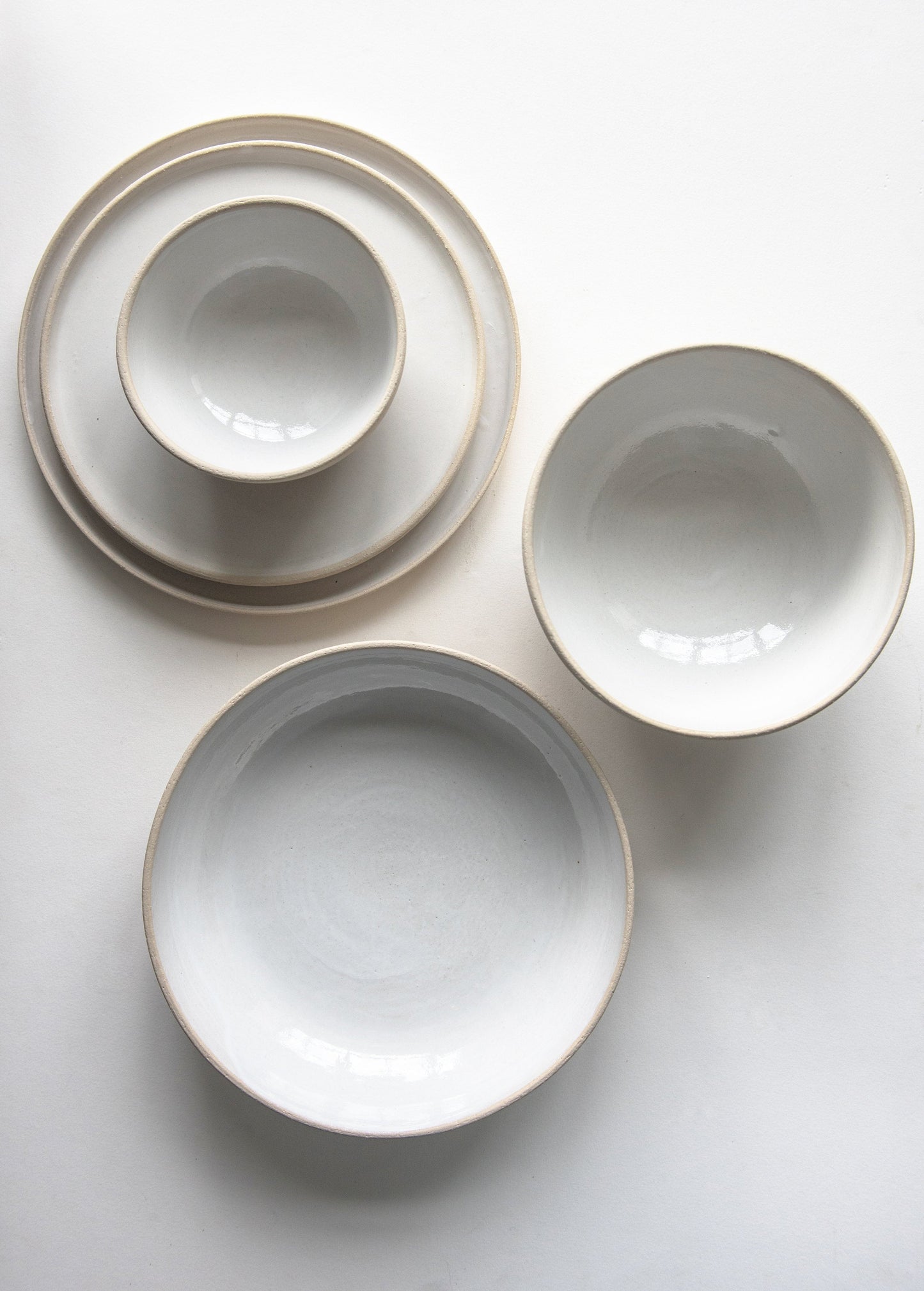 Handmade Stoneware Dinner Plates