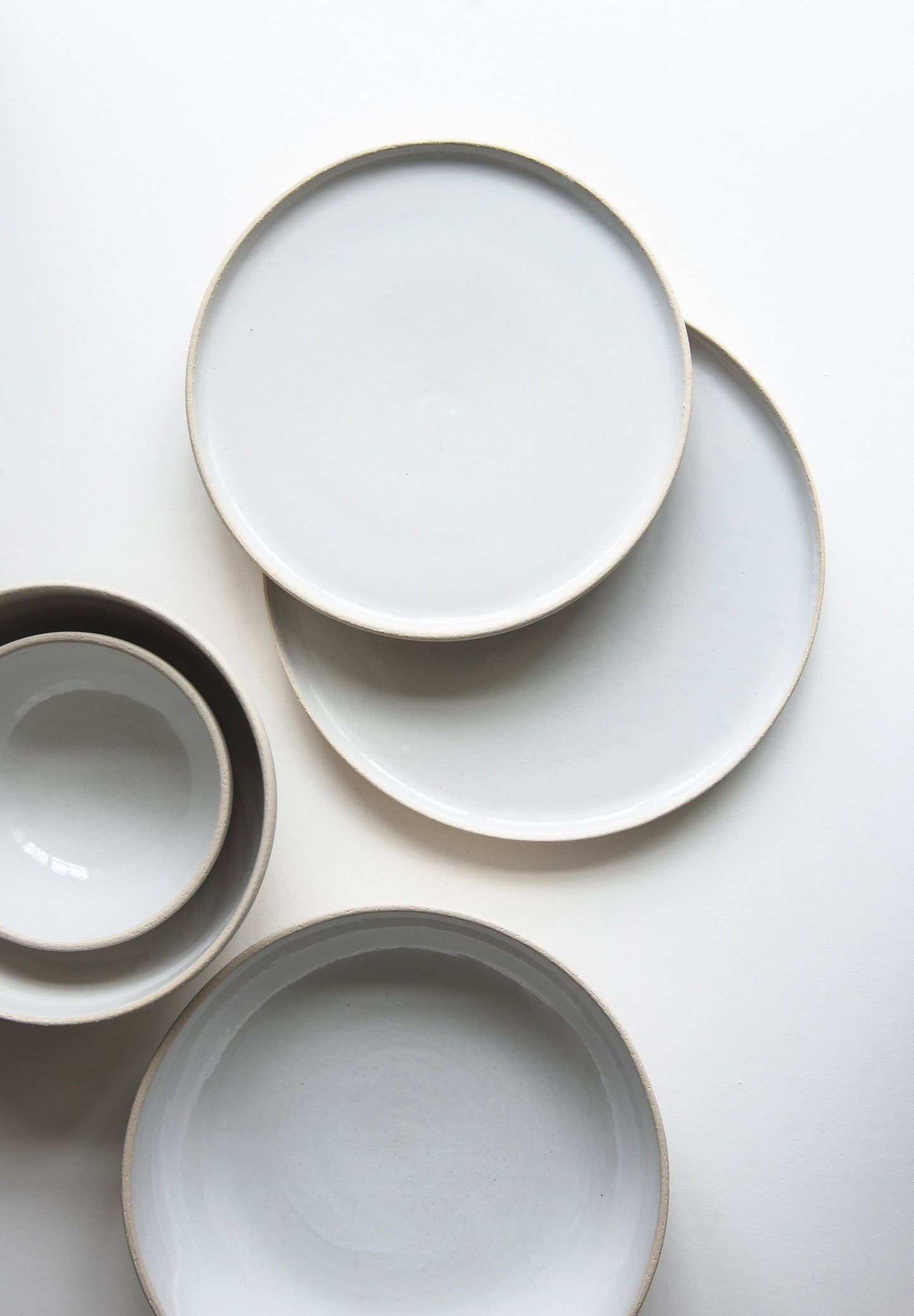 Handmade Stoneware Dinner Plates