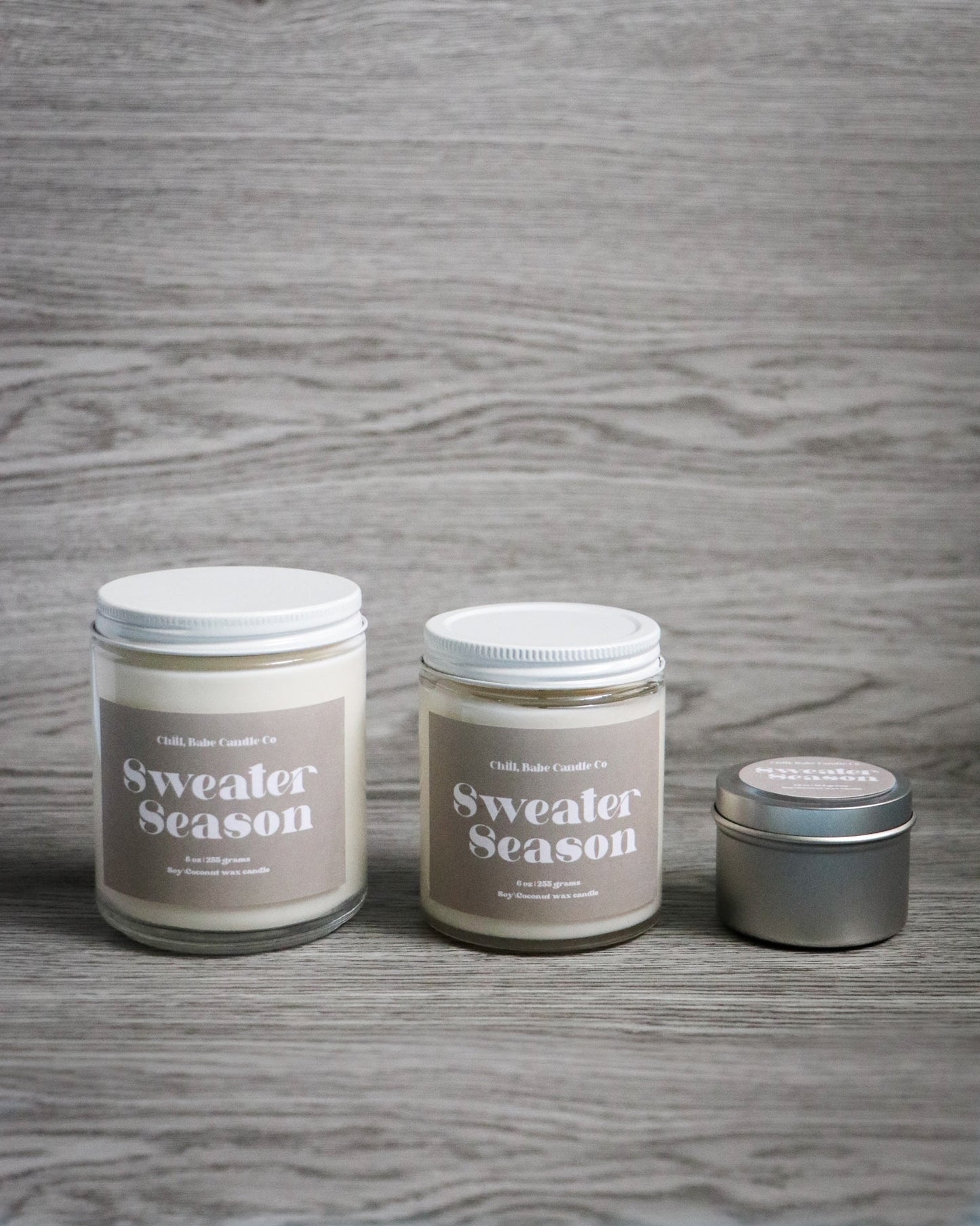 Sweater Season Candle | Autumn Leaves + Juniper + Sage