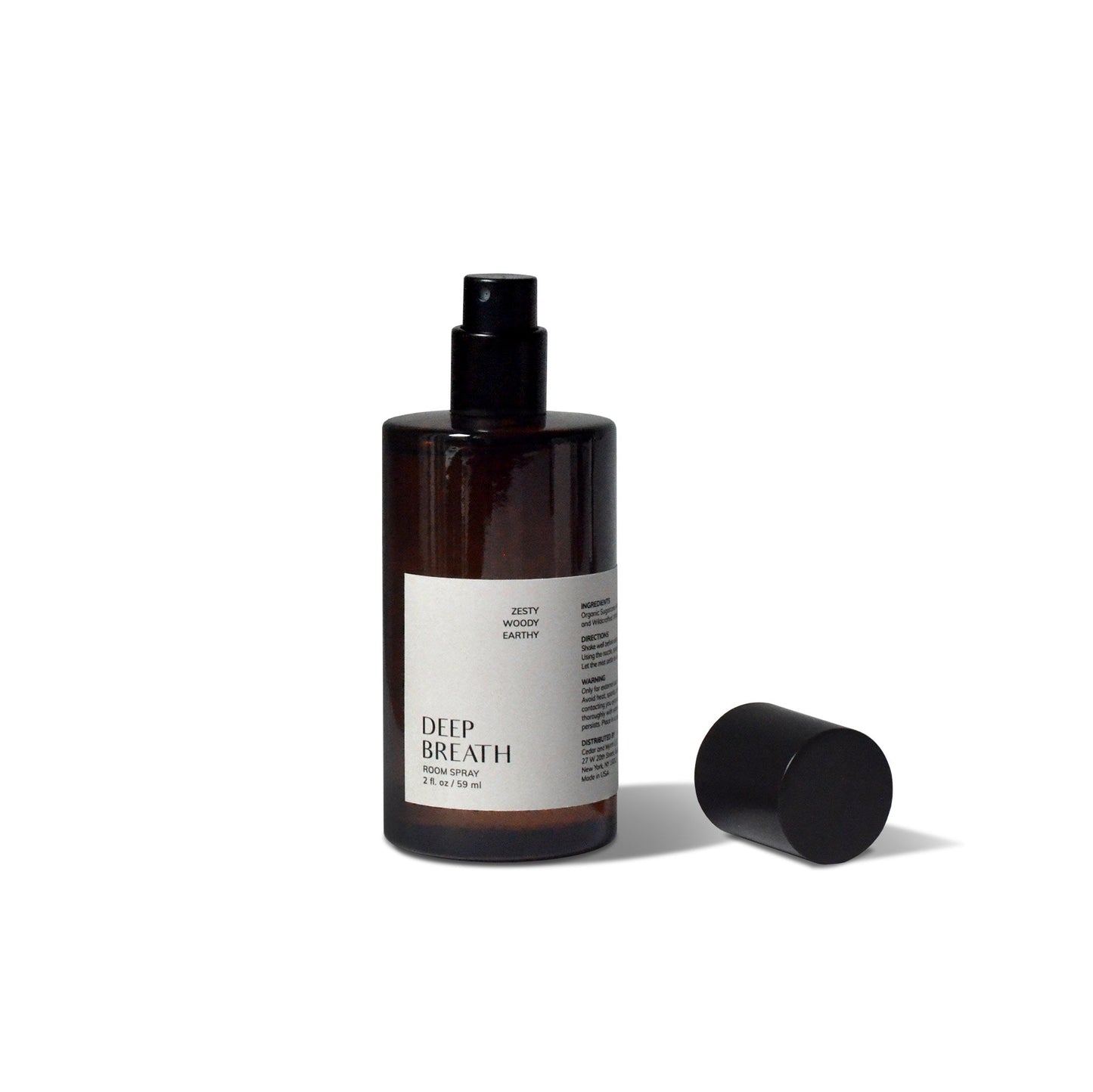 Deep Breath Wellness Room Spray – Zesty · Woody · Earthy