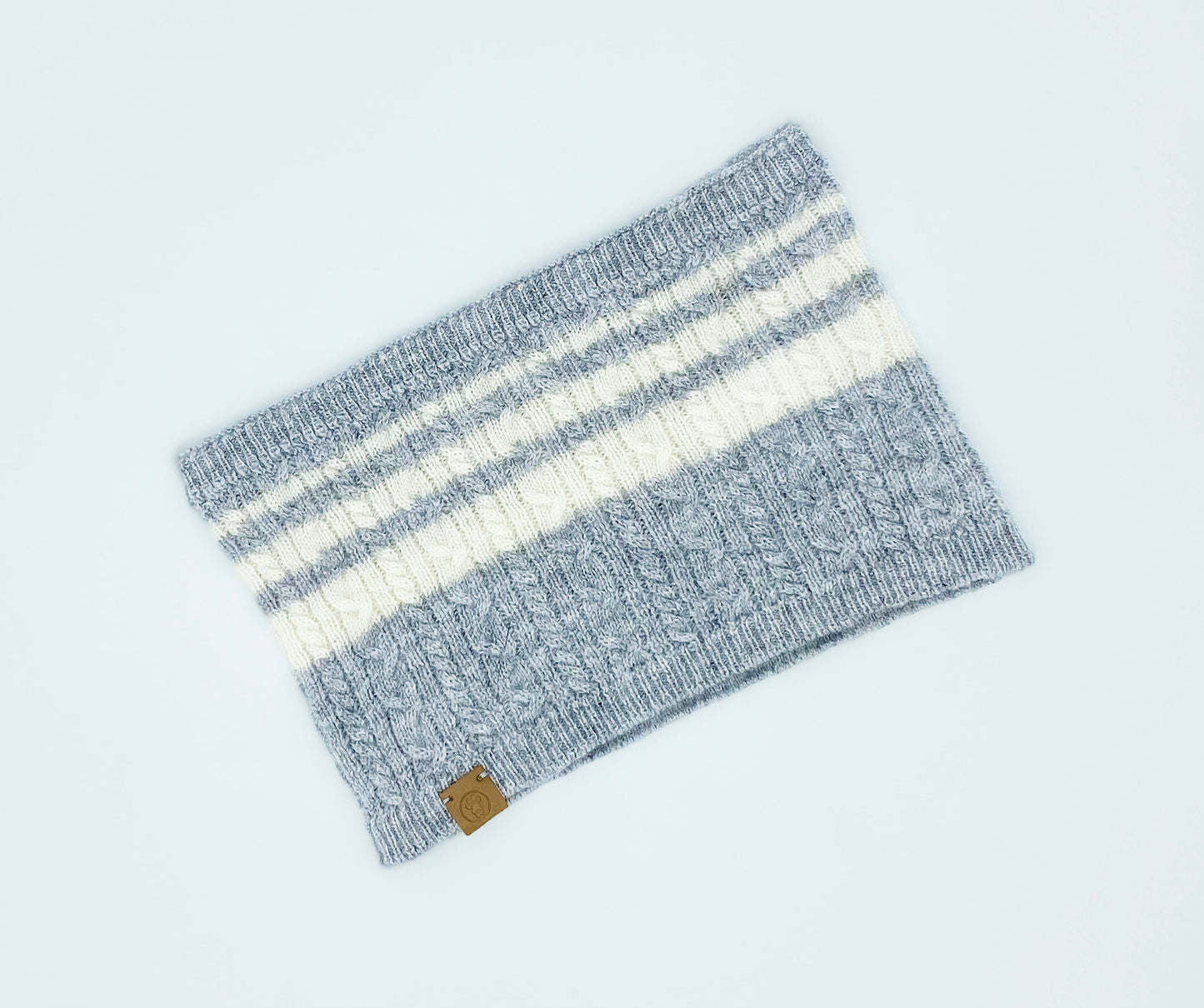 Cashmere Blend Scarf sets for Pets and their humans, Heather Grey