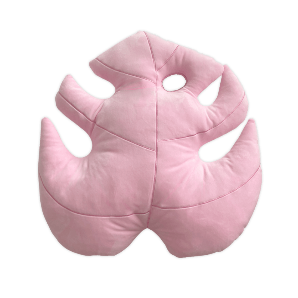 Monstera Deliciosa Leaf Pillow